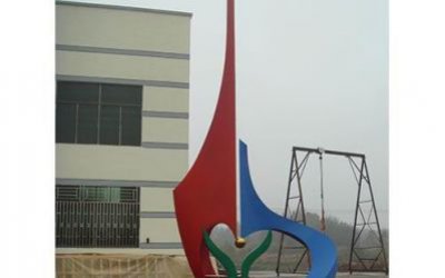 玻璃鋼抽象景區(qū)愛(ài)心雕塑