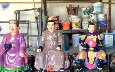 廟宇供奉玻璃鋼彩繪太歲雕塑
