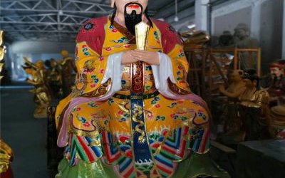 景區寺廟玻璃鋼泰山神東岳大帝雕塑