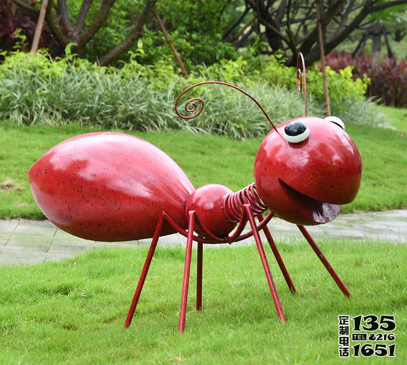 景區(qū)擺放的玻璃鋼紅色螞蟻雕塑 景區(qū)擺放的玻璃鋼紅色螞蟻雕塑