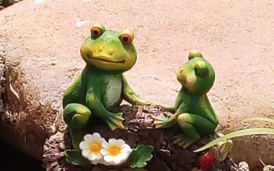 廣場玻璃鋼仿真青蛙雕塑