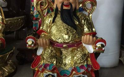 庭院供奉雕塑擺件玻璃鋼財神雕塑